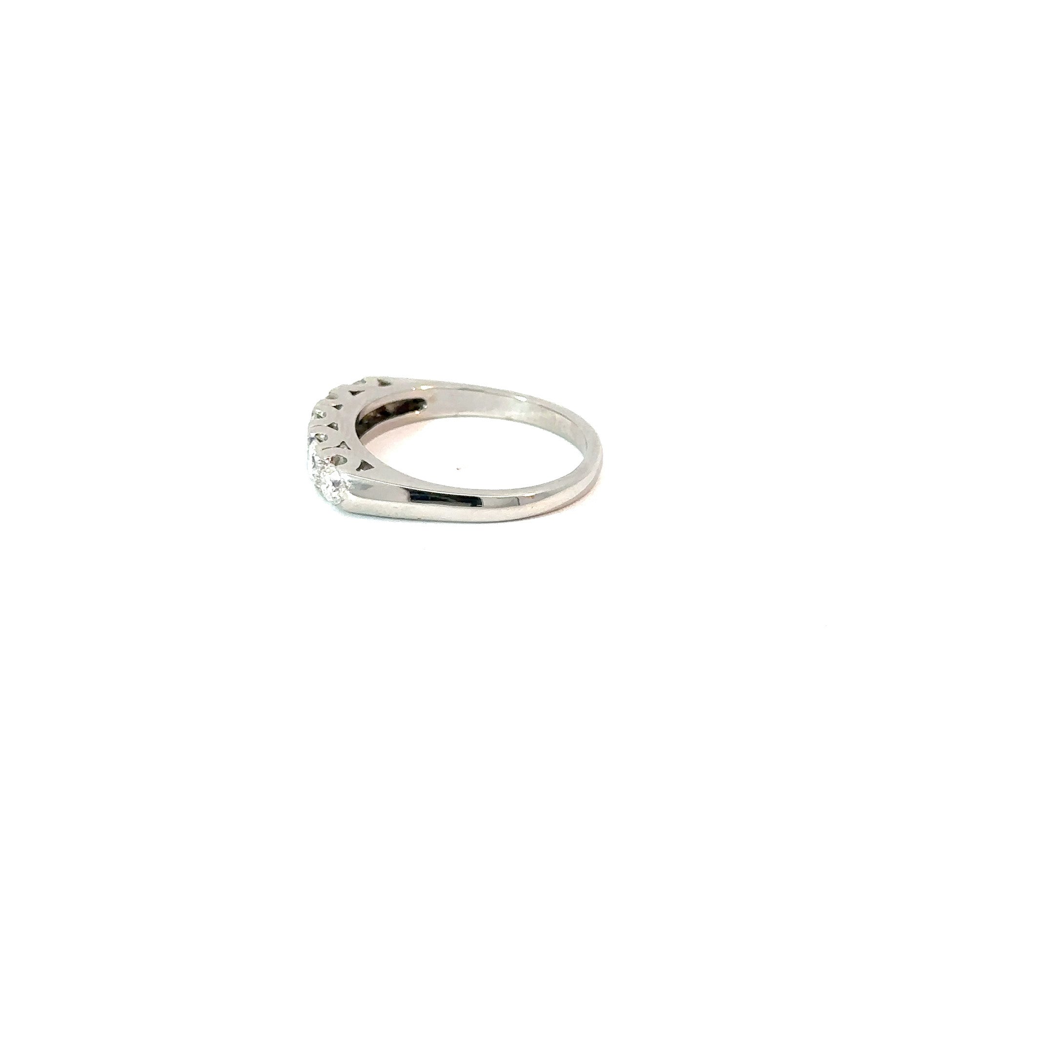 Platinum Estate Diamond Wedding Band