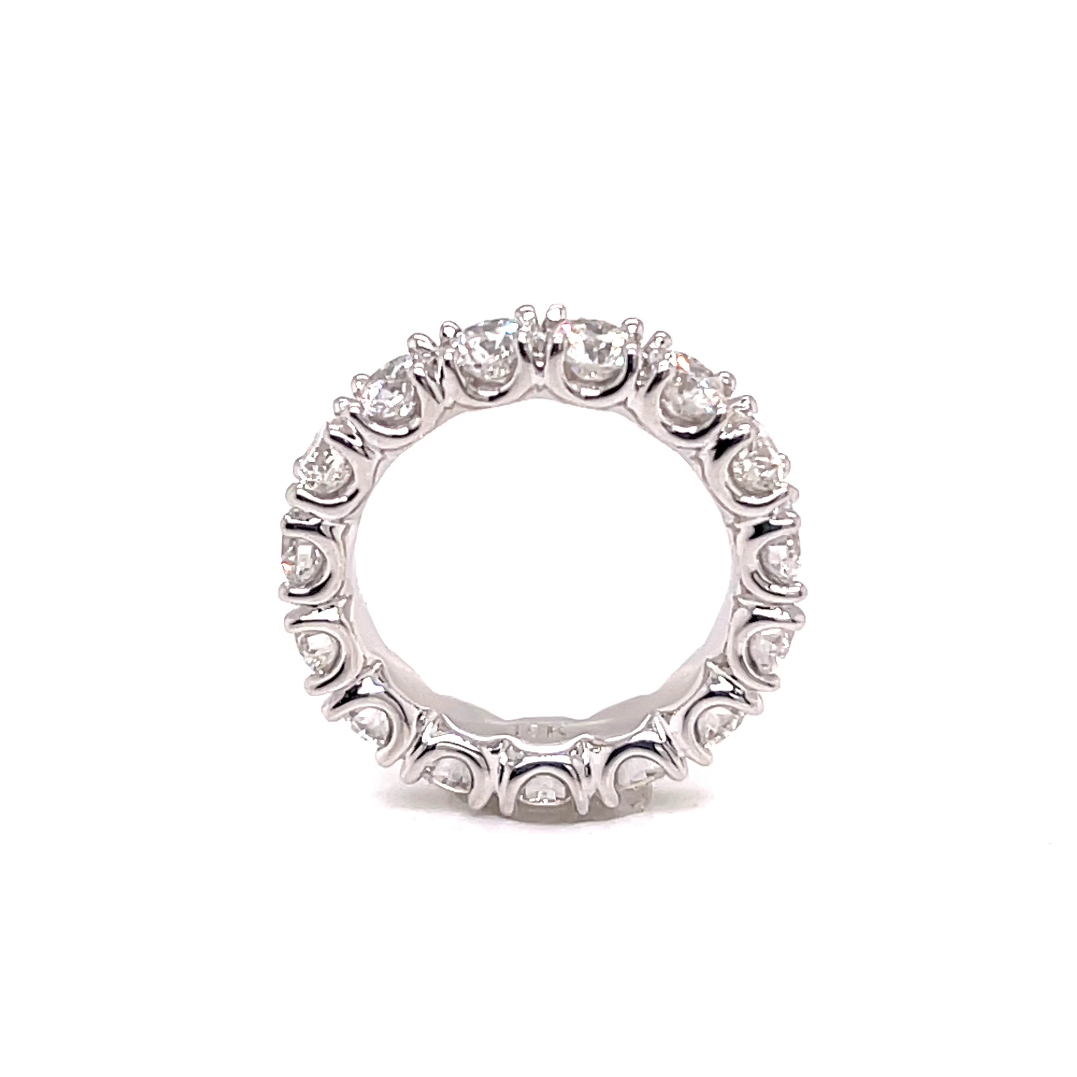 18KW Custom Diamond Eternity Ring