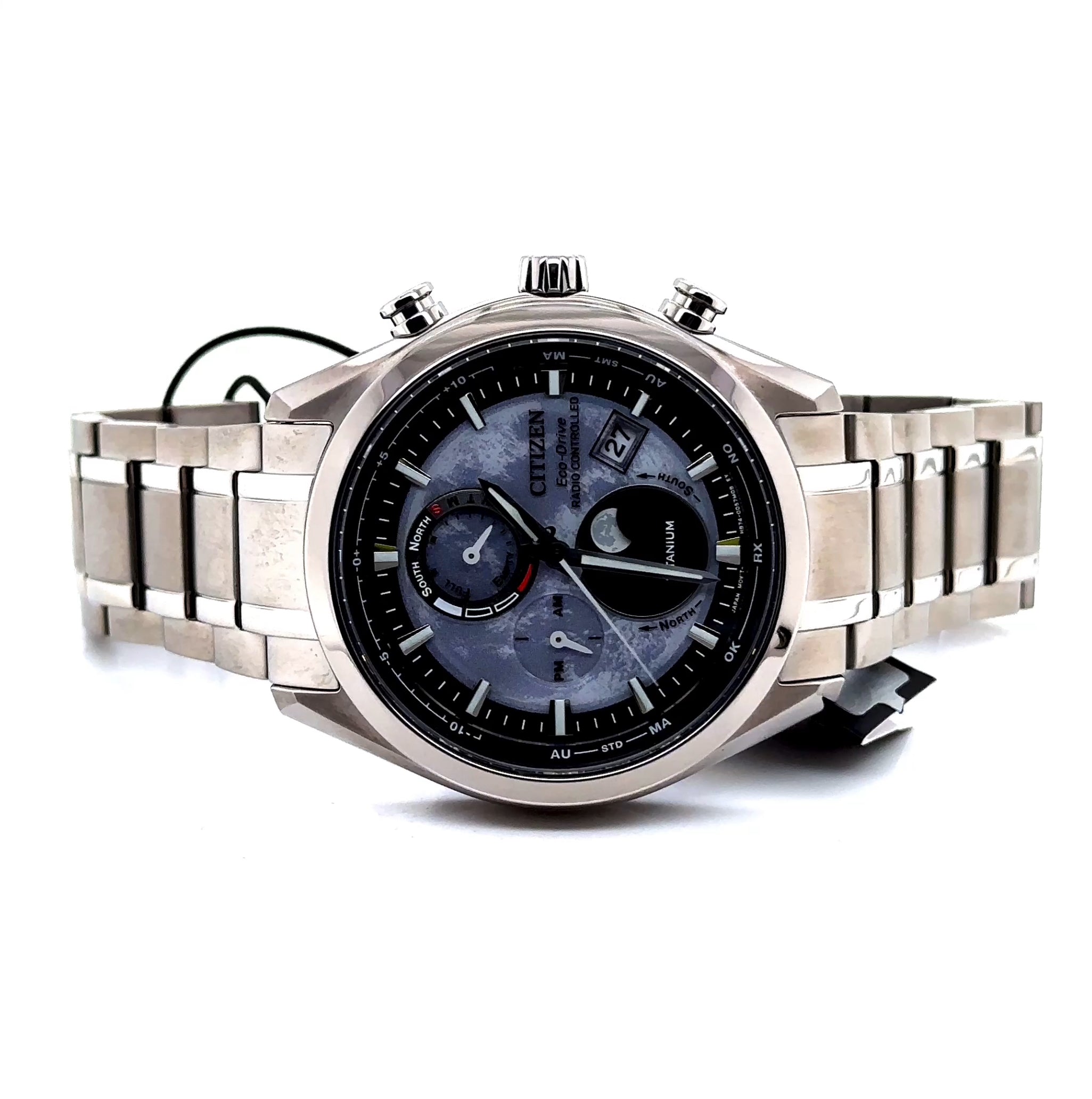 Citizen RC Titanium Moon Face Solar Watch