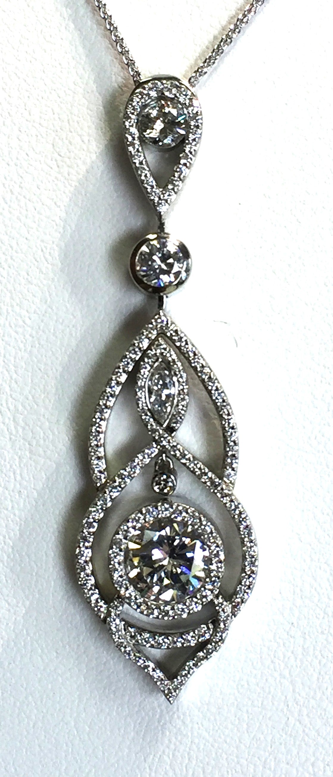 Art Deco Diamond Pendant