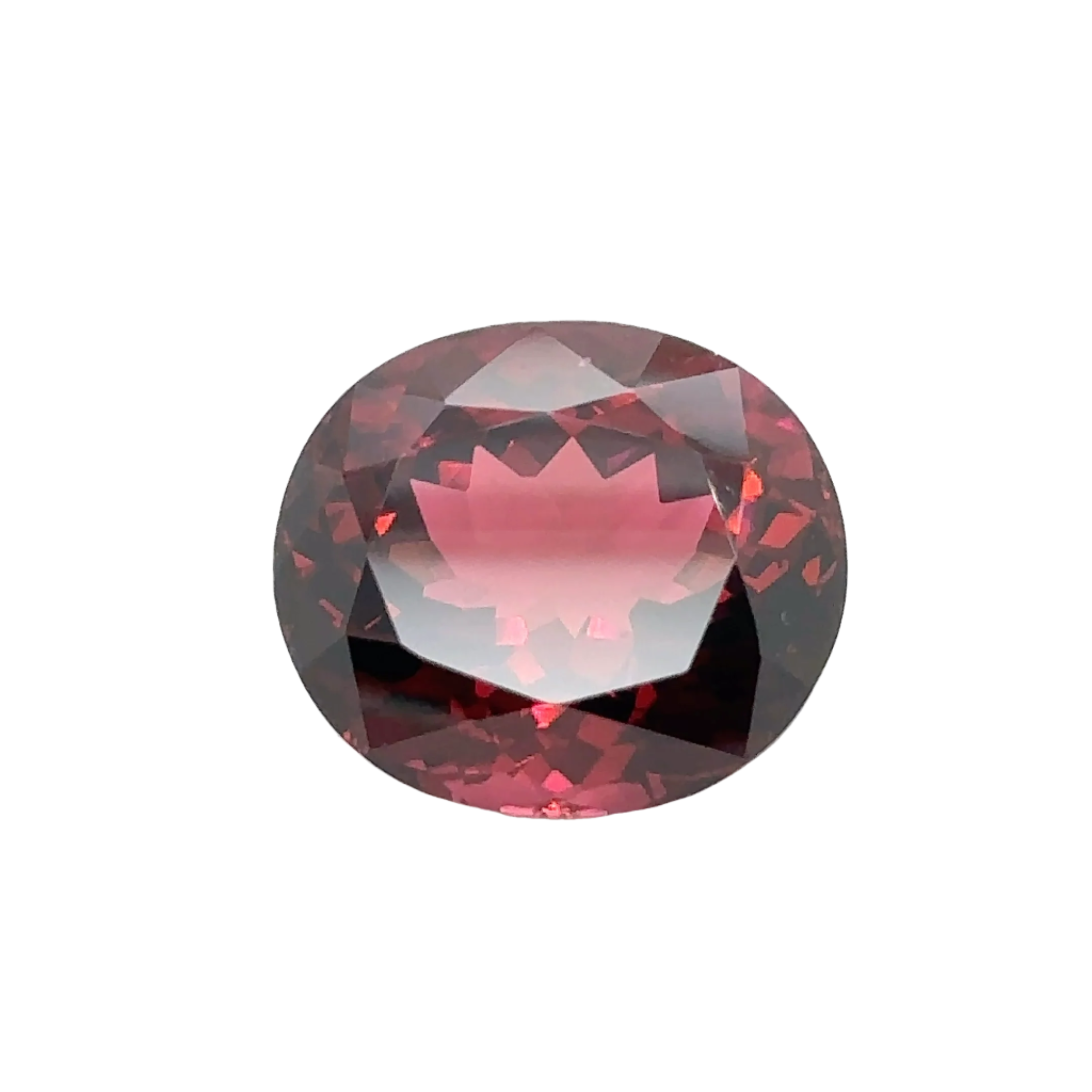 Tourmaline - Natural Large Oval Red Rubellite Loose