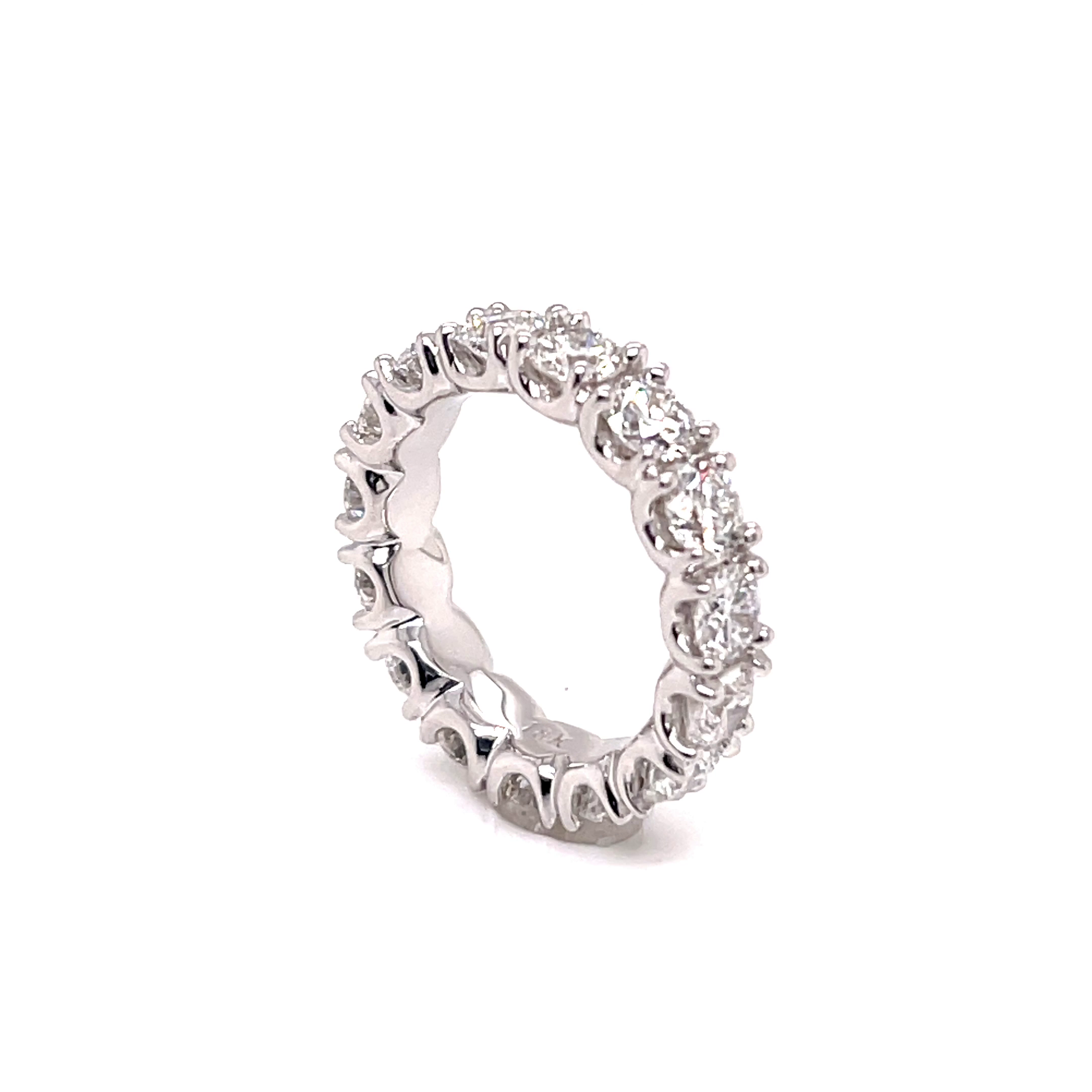 18KW Custom Diamond Eternity Ring