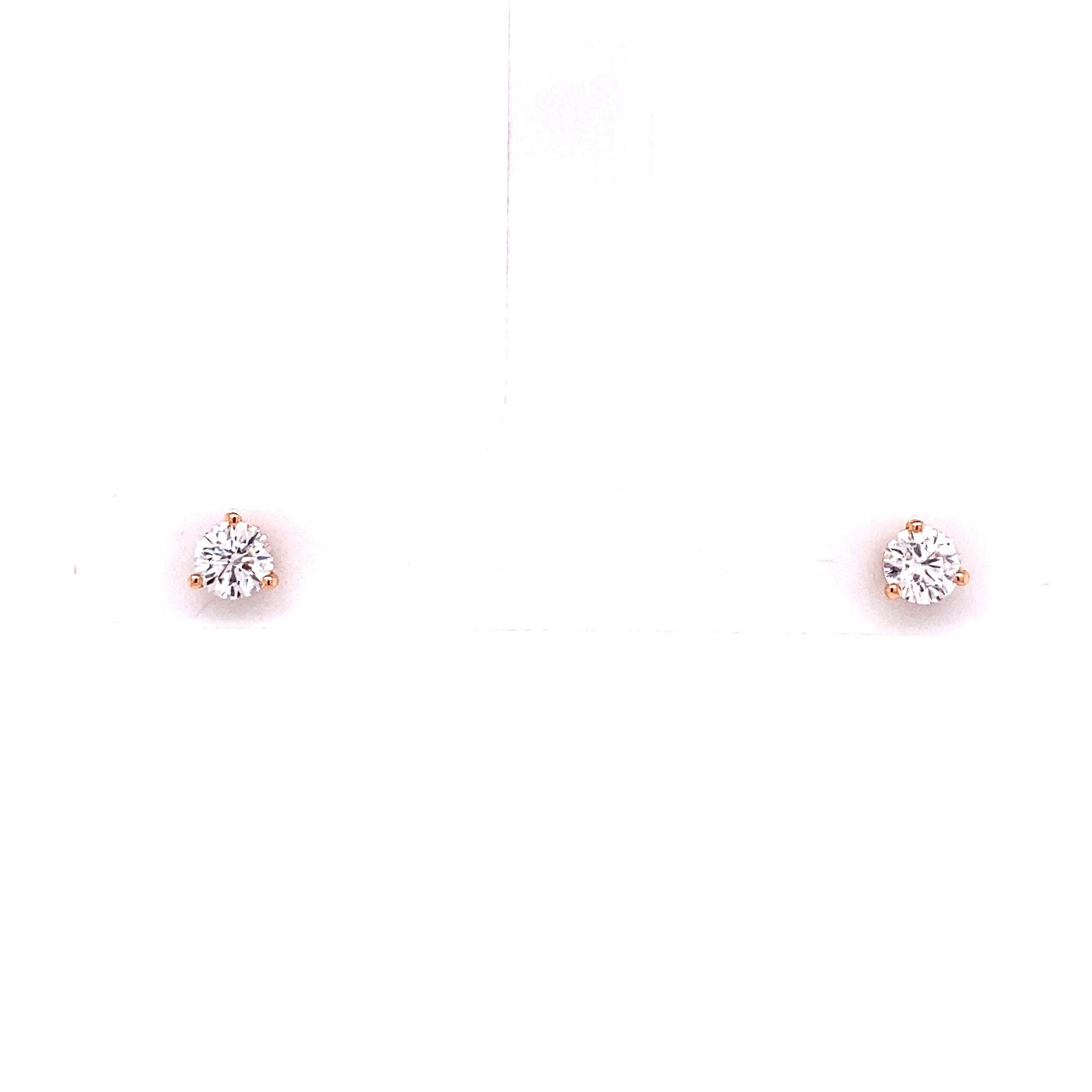 14KRG 0.50tcw Diamond Stud Fashion Earrings