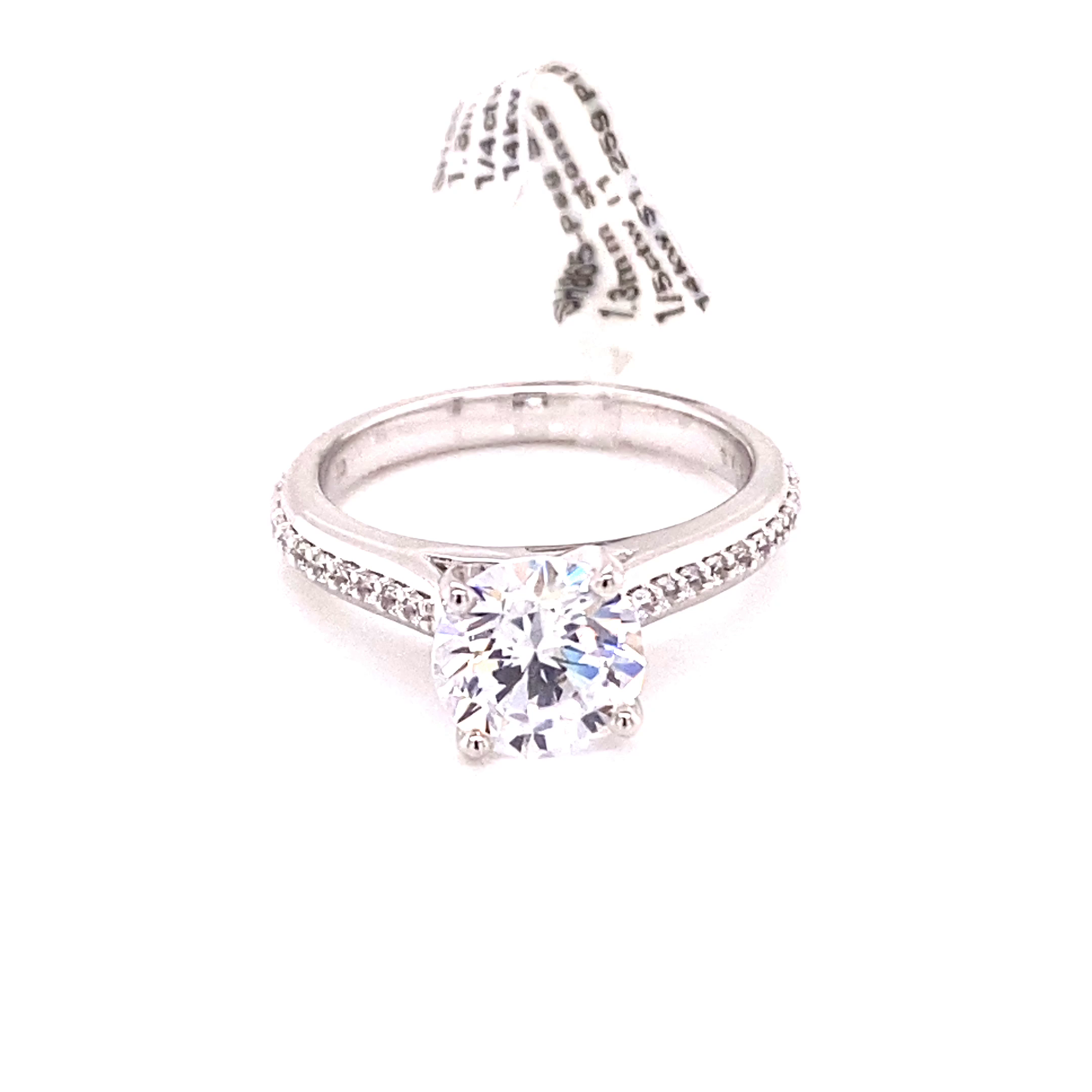 Platinum/Gold Round Diamond Ring (Piece by Piece™)