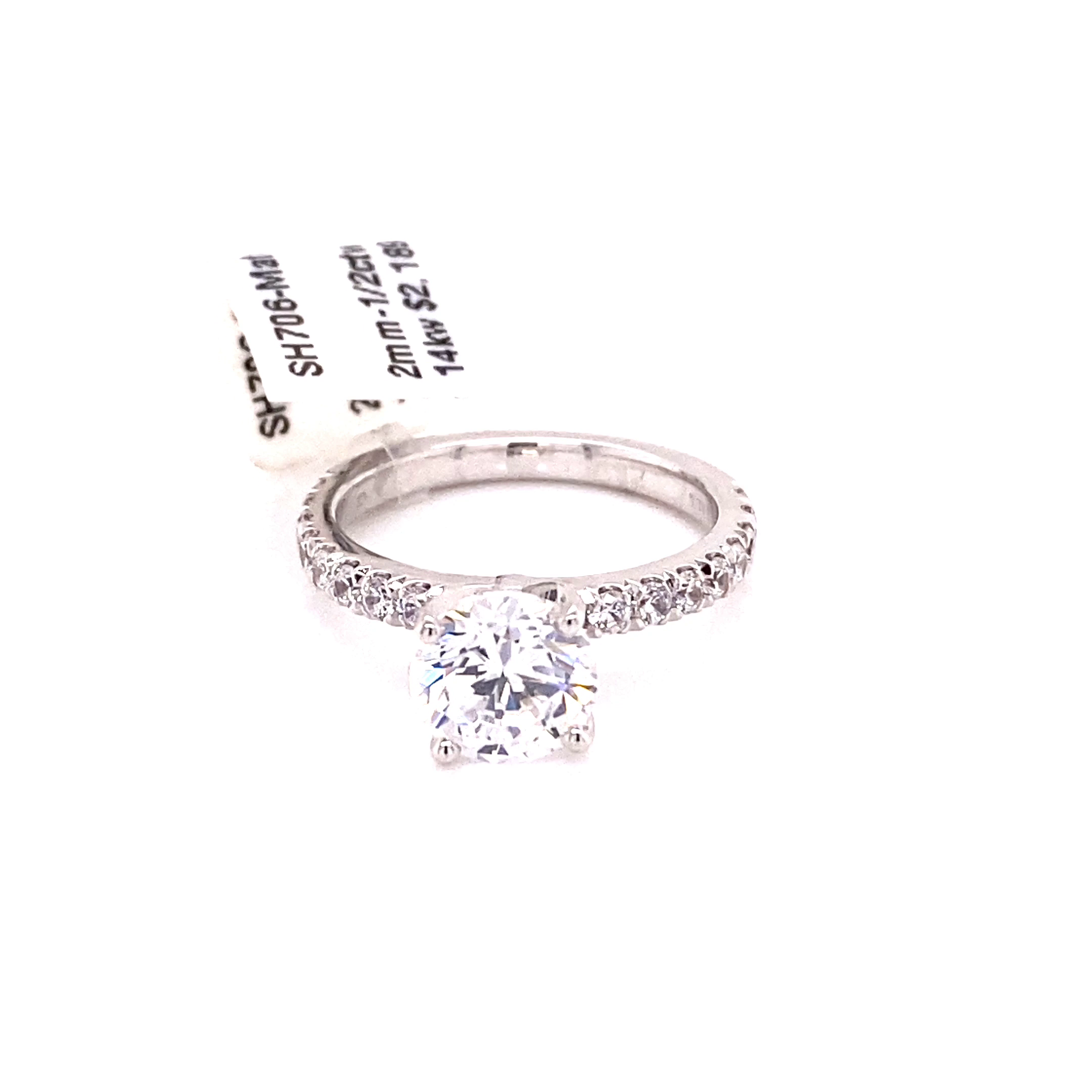 Platinum/Gold Round Diamond Ring (Piece by Piece™)